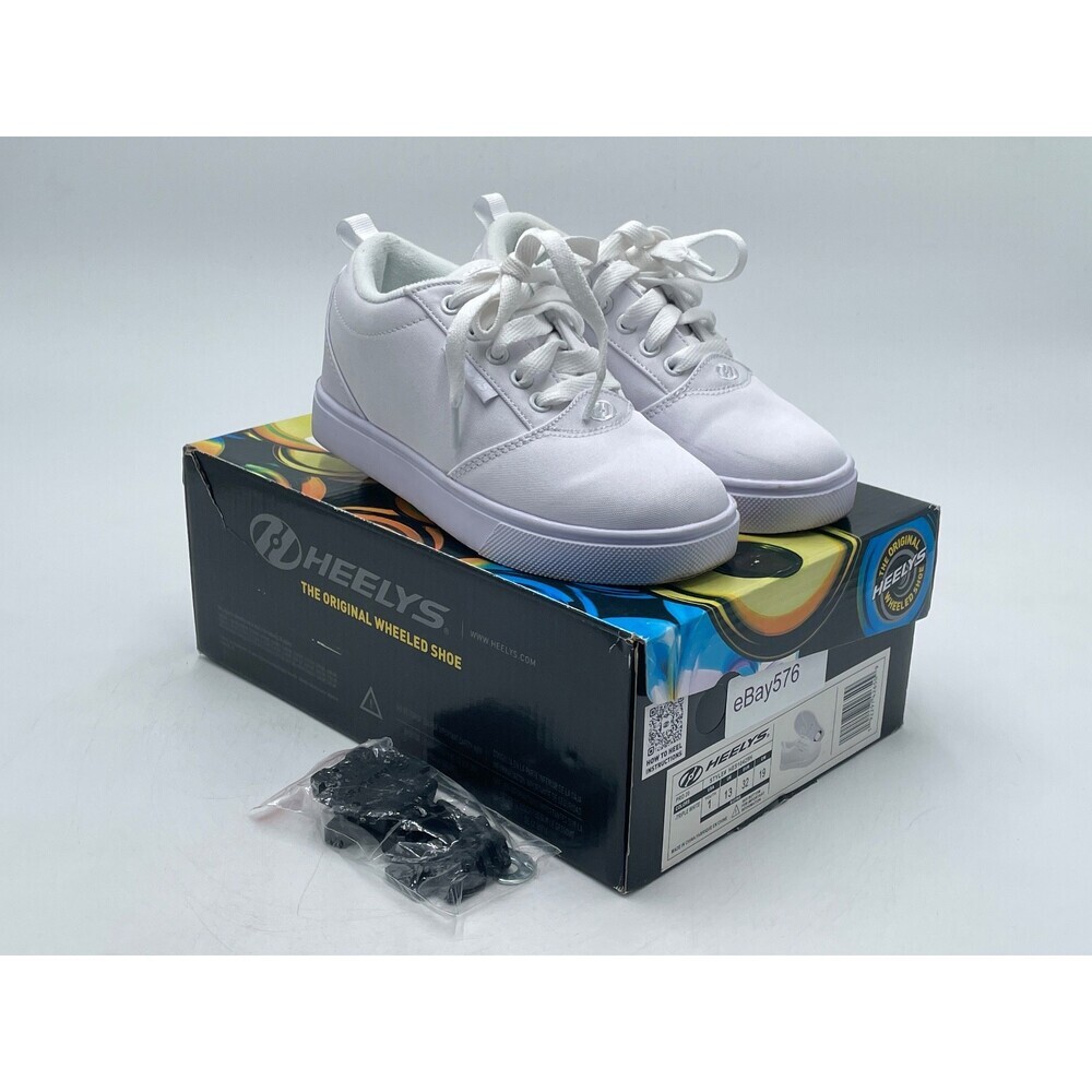 Heelys Pro 20 HES10429H Sneakers Kids US 1 White Low Top Skate Shoes ebay576